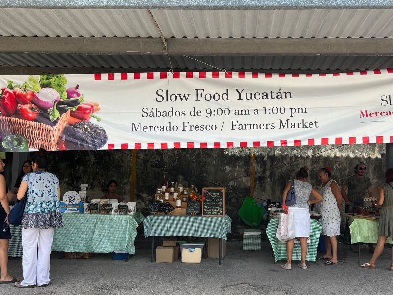 merida slow food market on saturdays