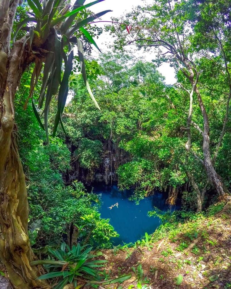 Cenote Yokdzonot near Chichen Itza