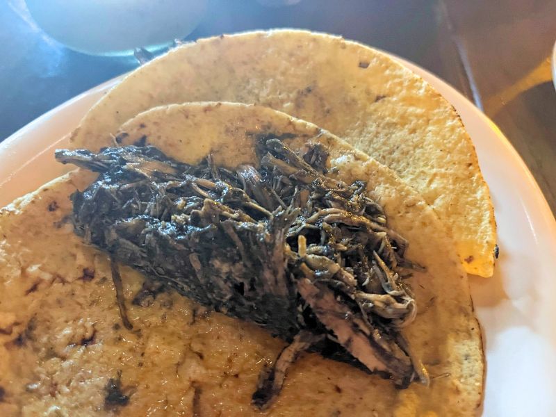 relleno negro tacos, yucatan foods in merida mexico